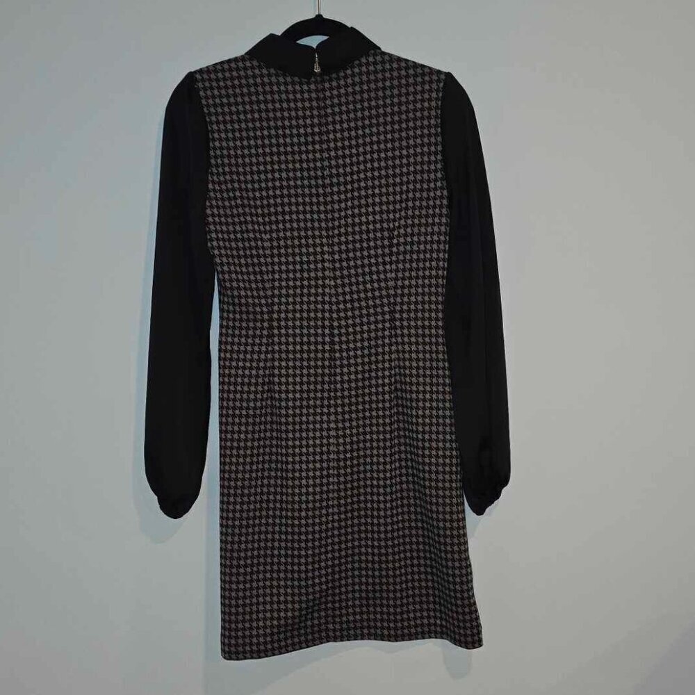 Tommy Hilfiger Houndstooth Twofer Knit Mini Dress - Picture 4 of 9